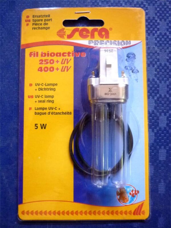 Sera ampolleta UV filtros 250 y 400